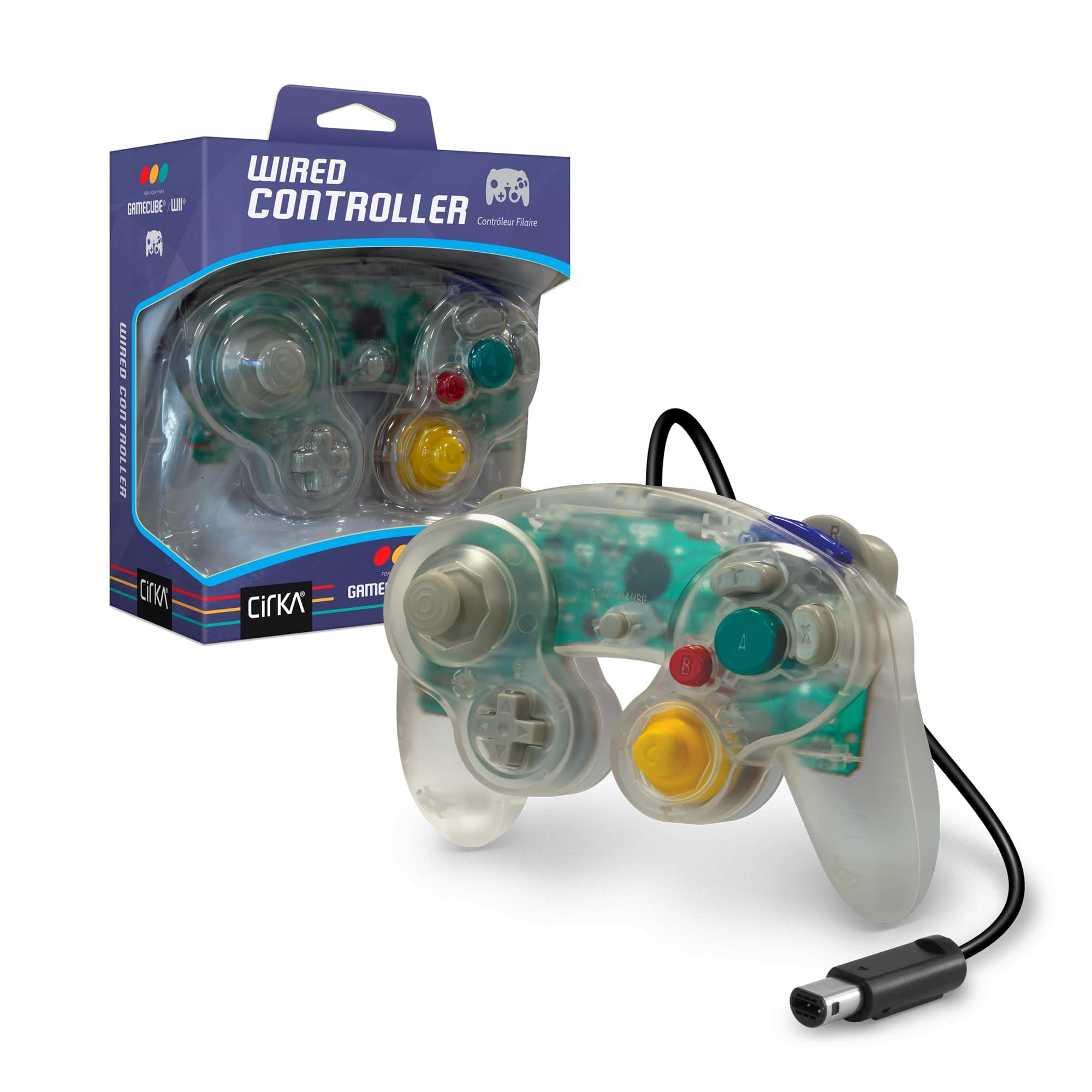 GameCube/Wii Controller - Clear - Cirka (X2)
